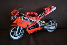 Lego Technic Motorrad 8420 in Rot!
