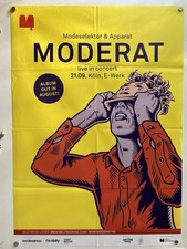 Konzertposter , Plakat  MODERAT.       Live In Conzert