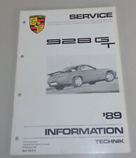 Werkstatthandbuch / Service Information Technik Porsche 928 GT Modelljahr 1989