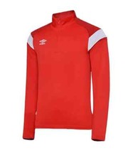 Umbro 1/2 Zip Sweatshirt Rot