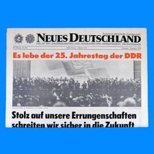 DDR Neues Deutschland Oktober 1975 Geburtstag Hochzeit 50. 51. 52. 53. 54. 55 PT