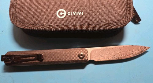 Civivi exarch carbon damast - carbon,