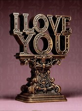 I Love You Skulptur -