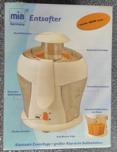 Mia entsafter typ - mia,