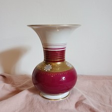 Kragenvase Goldstaffage