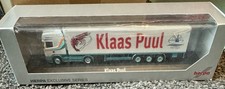 Herpa LKW 1:87 Scania Kühlkoffer Klaas Puul In PC Vitrine