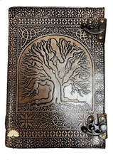 600 Seiten Alt Baum Leder