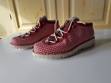 Luis Trenker  Damen Schnürschuhe  Rot Kariert  Größe 40 Neu