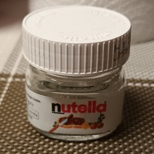 Mini Glas Nutella Leer Super! Als DEKO für Fans! 40 Gramm-Glas