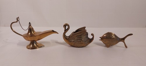 Messing konvolut schwan fisch - schwan,