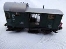 Fleischmann Gepäckwagen 174706 ohne Schiebetüren Spur N gebraucht für Bastler