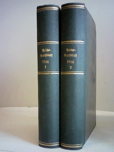 Reichs gesetzblatt 1916 1 - 1916, &