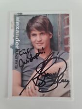 ALEXANDER KLAWS Autogramm ORIGINAL  DSDS Autogramme  Signiert