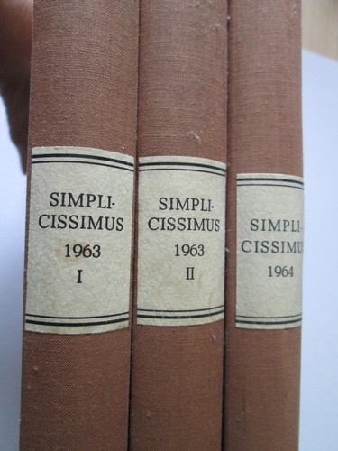 Simplicissimus 3 gebundene - simplicissimus, ,