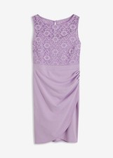 Etuikleid Gr. 36/38 Flieder Damen-Kleid Minikleid Abendkleid Ärmellos Neu