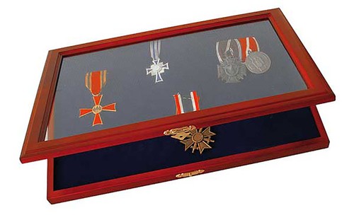 Vitrine für orden und - vitrine,