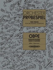 Orchesterprobespiel: Oboe /
