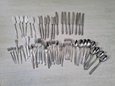 57 Teiliges  DDR Besteck verschiedene Muster ABS und Smalcalda