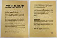 1945 Wehrmacht Flugblatt WW2