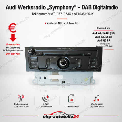 Neu audi auto cd mp3 - neu,