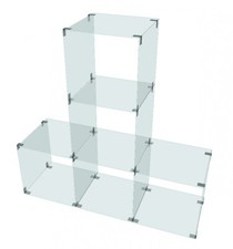 Glassteckvitrine Glas-Vitrine