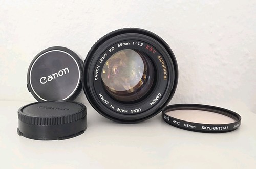 Canon 55mm s - fd, f/1.2