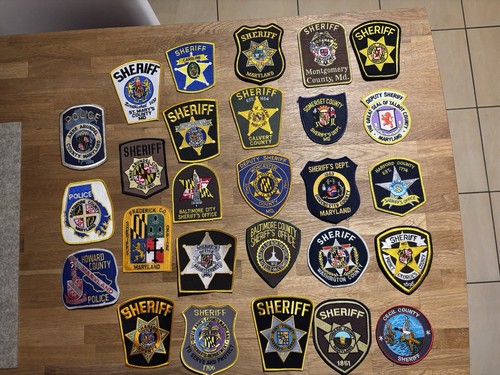 Maryland sheriff patches - ,