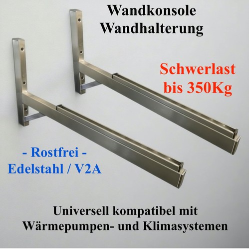 Edelstahl wandkonsole - edelstahl,