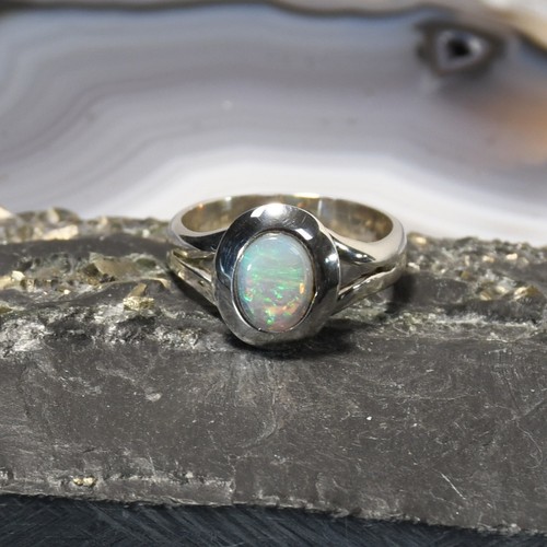 Edel opal ring 925er silber - edel,