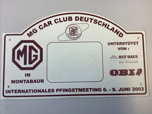 Rallye schild car club - schild,