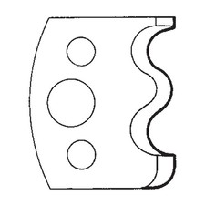 Scheppach Profilmesser Paar
