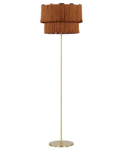 Stehlampe metall braun gold - /,