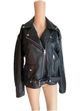 Mango MNG Damen Jacke Gr. XS Bikerjacke schwarz Neu