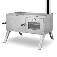 Outdoor-Holzbackofen Edelstahl