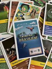 Edeka WWF 2014  " Entdecke Brasilien",  74  Karten + 25 Sticker + 20 Bären