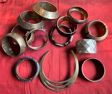 Konvolut Armreif Messing Horn