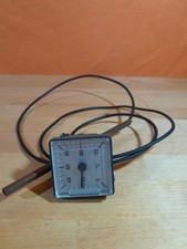 Vintage - Fernthermometer mit Messfühler – ca. 45×45 mm – Einbau –  bis 120°C