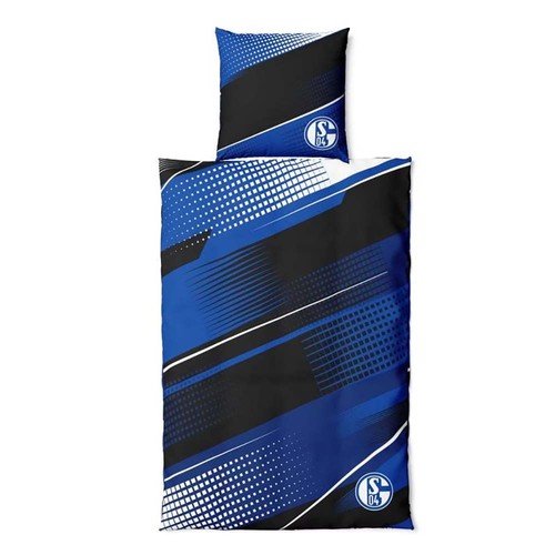 Bettwäsche schwarz blau