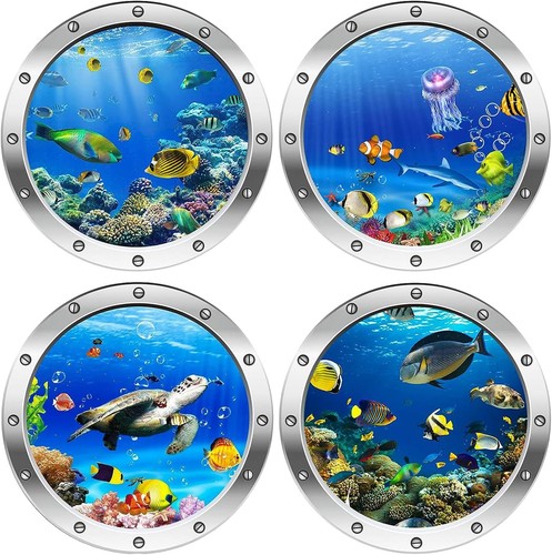Wandtattoo unterwasserwelt - 3d,