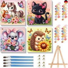 4 Stück Tier Malen Nach