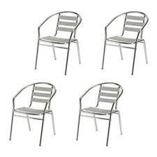 4x Design Gartenstuhl