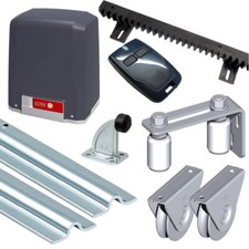 Schiebetorset zum Aufschrauben mit Antrieb 6m Hoftor Gartentor Einfahrtstor