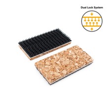 Ersatzbacken Kork/Klett 50mm Klettverschluss - Schonbacken - Schraubstock