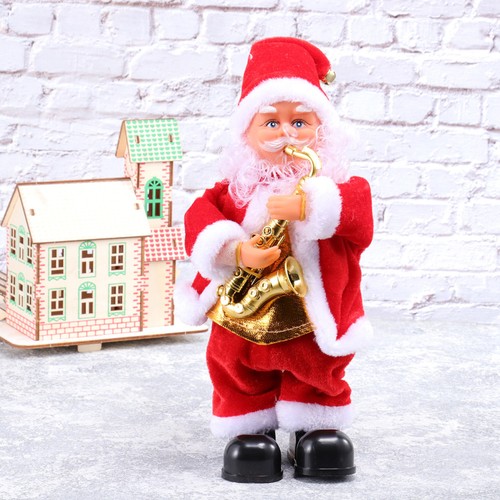 Weihnachtsmann mit saxophon - mit,