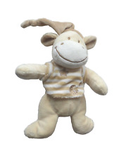 WIE NEU * Baby Club C&A Kuscheltier Stofftier KUH GIRAFFE NILPFERD Hippo beige