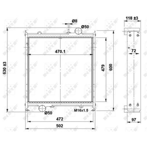 Nrf 504366 kühler - nrf,