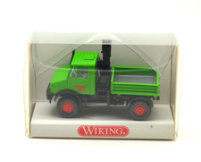 1:87 (H0) - Wiking 6470127 Mercedes-Benz Unimog mit Ladekran / Wimo Bau