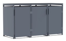 Mülltonnenbox Anthrazit für