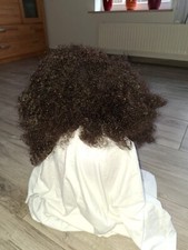 HIPPIE DISKO AFRO PERÜCKE Herren Karneval 70er 80 Jahre 