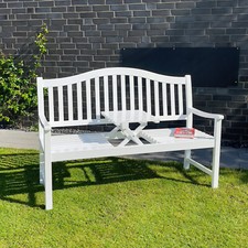 Gartenbank mit Tisch